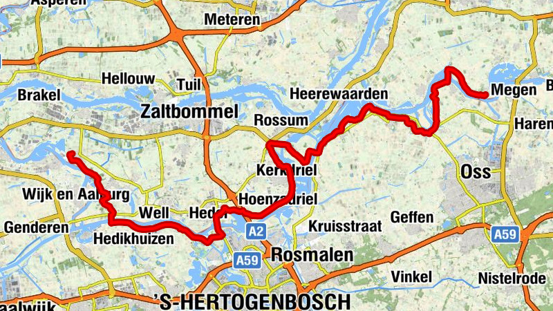 Maasbommel - Hubertuskerk - Antonius Abtkerk - Aalst