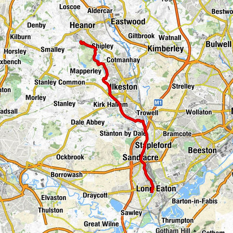 Long Eaton - Sandiacre - Stapleford - Erewash