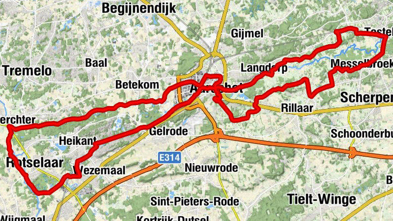 Aarschot - Sint-Pieterskerk - Sint-Michielskerk - Rotselaar