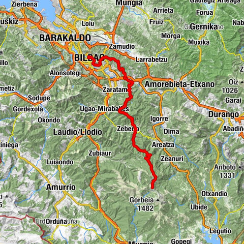 Gorbeiako aterpea - Gaztelu - Meazabal - Bilbao