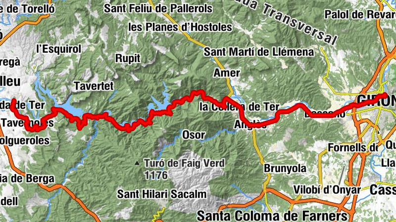 Roda de Ter - Can Morilla - Collet del Pont - Girona