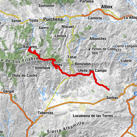 Góchar - La Escapada - Alto de Velefique - Bacares