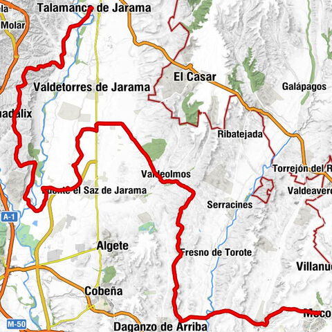 Meco - Camarma de Esteruelas - Valdeolmos - Talamanca de Jarama