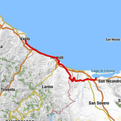 Vasto - La Pineta - La Risacca - La cruna del Lago
