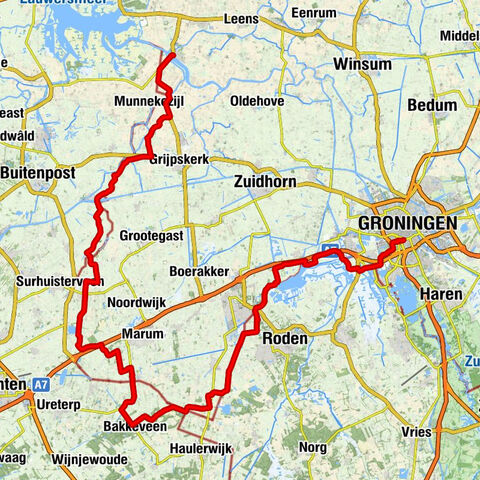 Zoutkamp - Hervormde Kerk - Gereformeerde Kerk - Stationsgebied