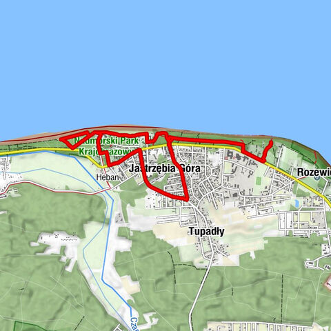 Jastrzębia Góra - Lisi Jar - Jasne Wybrzeże