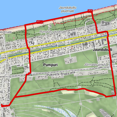 Jaundubulti - Jūrmala - Majori