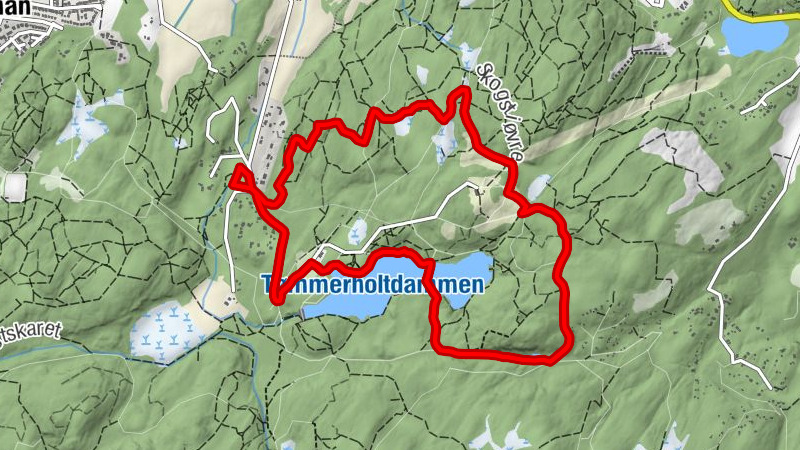Lerkendal - Endreplassen - Tømmerholt - Bekken