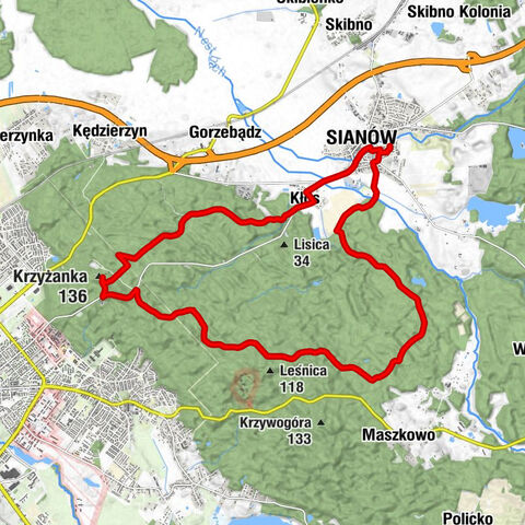 Osiedle Piastów - Kaplica cmentarna - Krzyżanka - Kaplica pw. Matki Bożej Trzykroć Przedziwnej