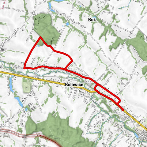 Gościniec Górny - Bulowice Górne - Bulowice - Kęty