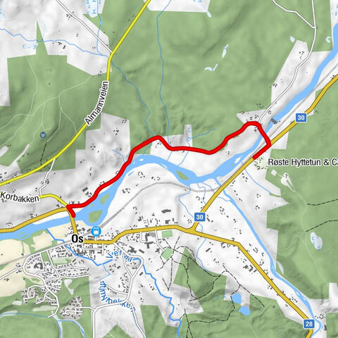 Høystad - Os - Røste