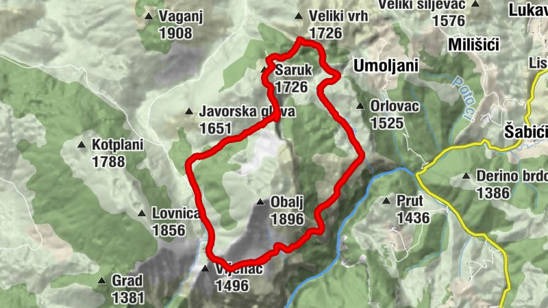 Općina Trnovo (FBiH) - Saruk - Ljetna Bašta - Grad Konjic
