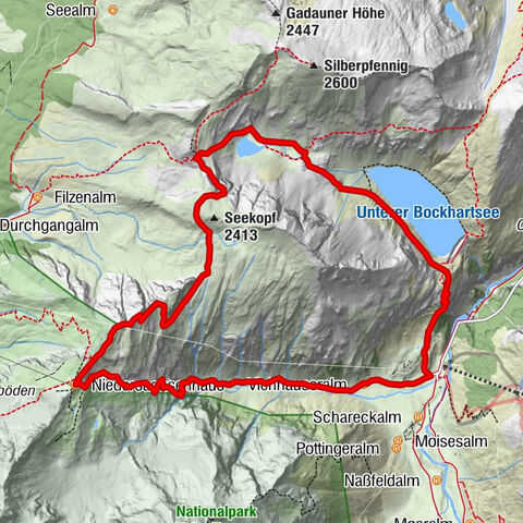 Rifflscharte - Kolmkarscharte - Bockhartscharte - Sportgastein