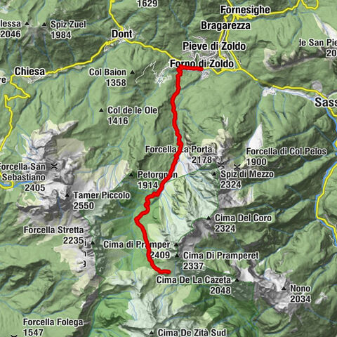 AVDB - Stage 1: Forno di Zoldo - Rif. Pramperet