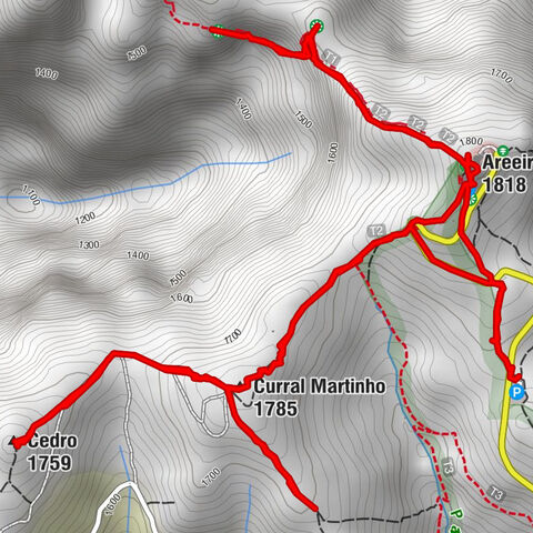 Pico Arieiro - Pedar Rija - Curral Martinho - Cedro