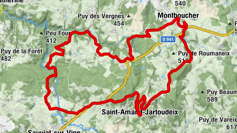 Circuit N°63 CC : Sentier "Histoire et Patrimoine"