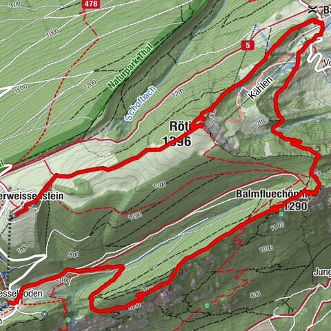 Nesselboden - Balmfluechöpfli - Balmberg - Weissenstein