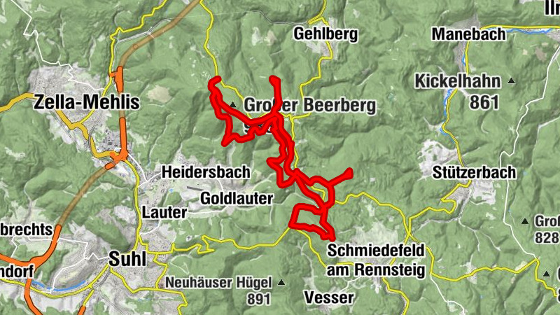 Tour 5: Von Goldlauter zu den schönsten Gipfeln