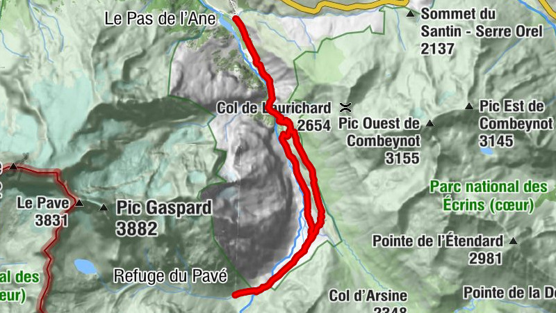 Nationalpark Ecrins Gite de l'ane