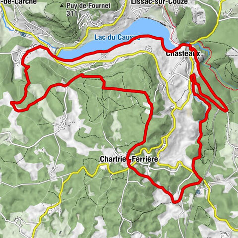 Causse and valley