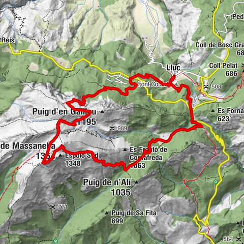 Puig de Massanella (Mallorca) von Lluc