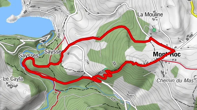 Le sentier de Mont'4 Roc