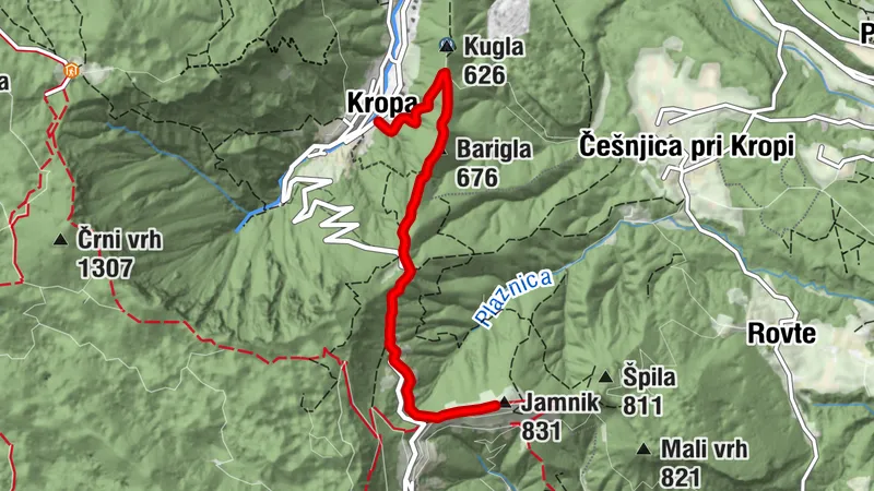From Kropa to Jamnik