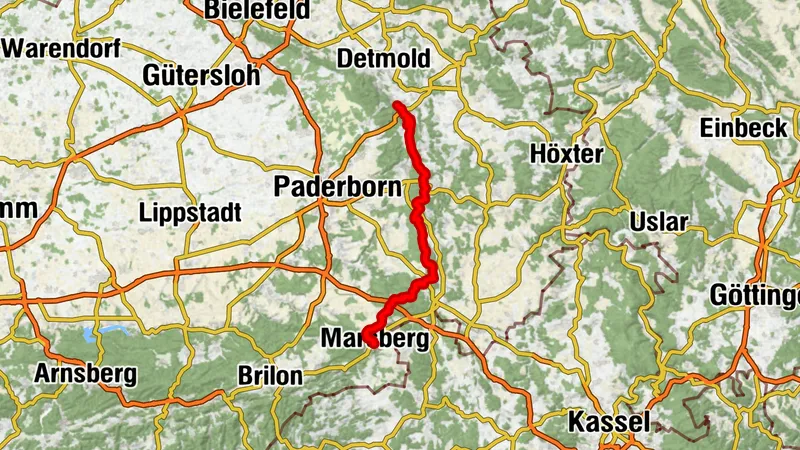Auf den Hermannshöhen: Der Eggeweg