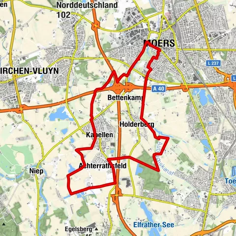 Moers - Rundtour "Natur pur" - Der ländliche Moerser Süden