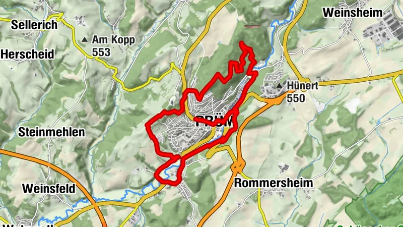 Prümer Land Tour Route 1 - Prüm und Umgebung