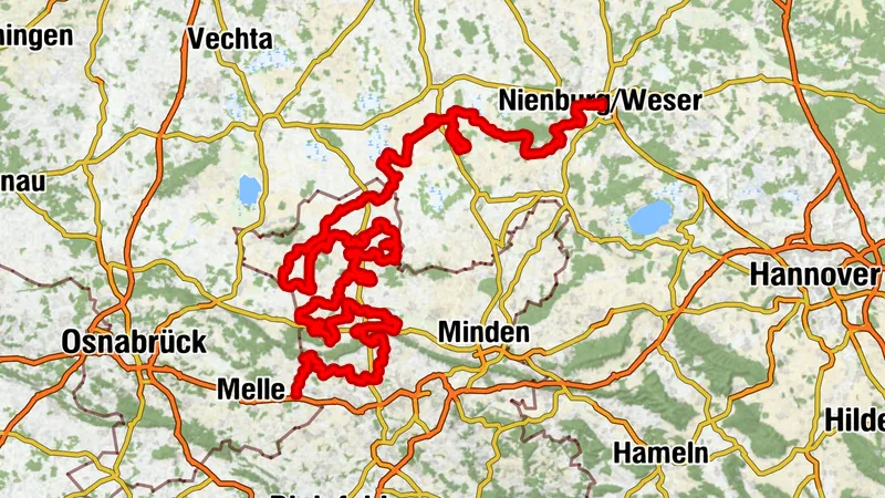Ellerburg-Aue-Radweg — ländliche Idylle von der Quelle bis zur Mündung -