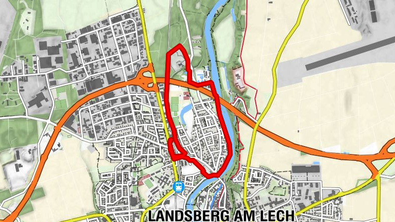 Permanenter Wanderweg 6 km | Wandern in den Lechauen 