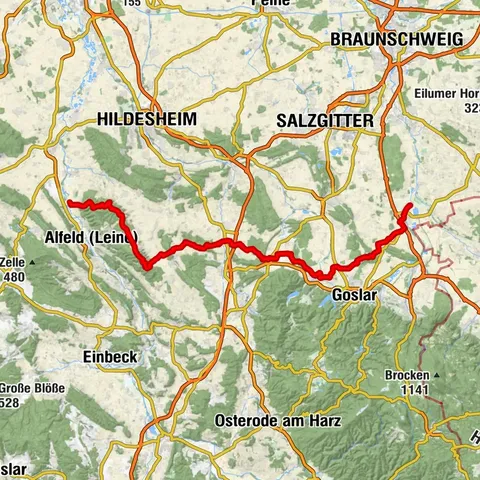 Königsweg "Via Regis" von Brüggen nach Werla
