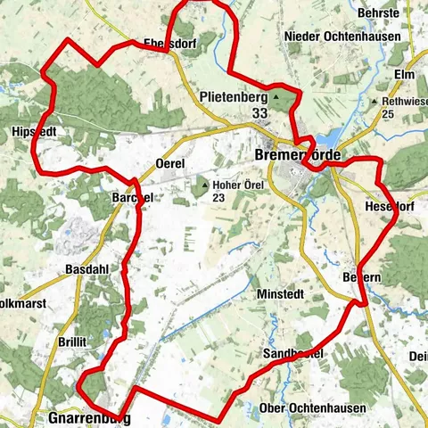 Nordschleifchen - Rennradtour bei Bremervörde 