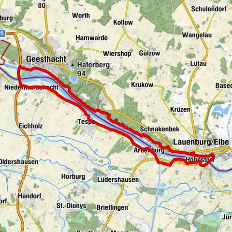 Elbe-Rundtour (Hohes Elbufer)