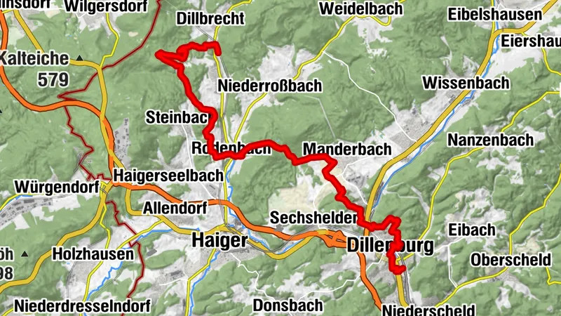 ÖPNV-Tour: Auf dem Rothaarsteig von Dillbrecht nach Dillenburg