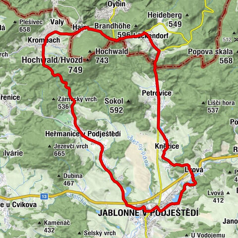 Burg & Kloster Oybin(D) -Schloss Lemberk (CZ)