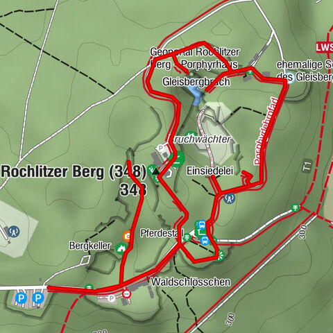 Porphyrlehrpfad auf dem Rochlitzer Berg