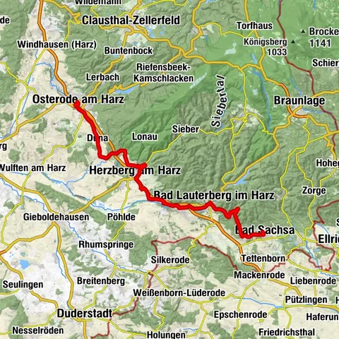 Harz-Rundweg 4. Etappe