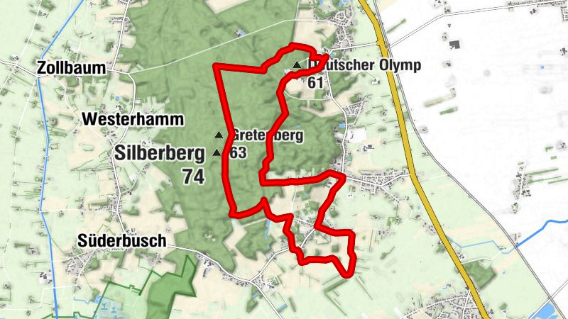 Wanderweg W4 - Kraienholt