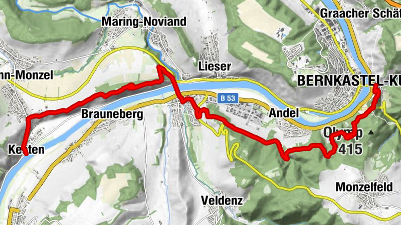 Fernwanderweg am 24. August 2023