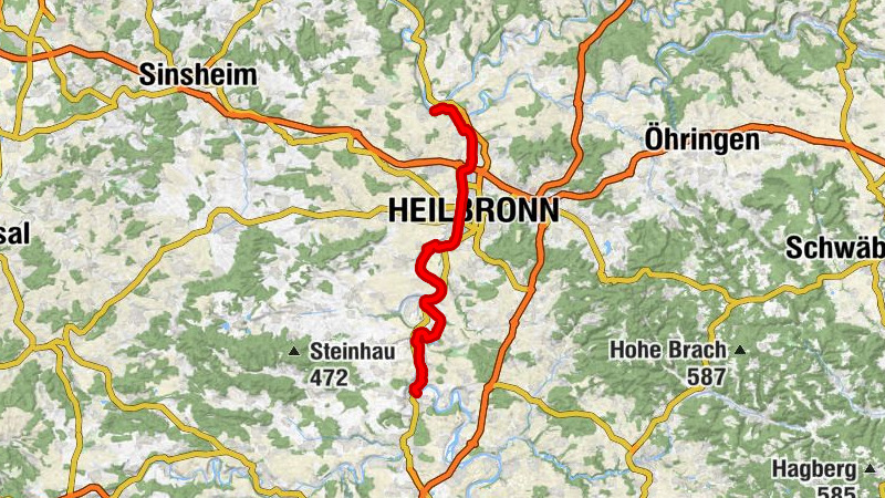Fernradweg Neckartalradweg 6 Etappe