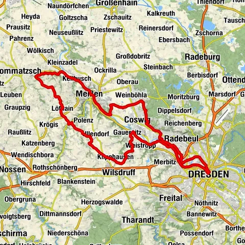 Mit dem Rennrad durchs Meißner Hochland