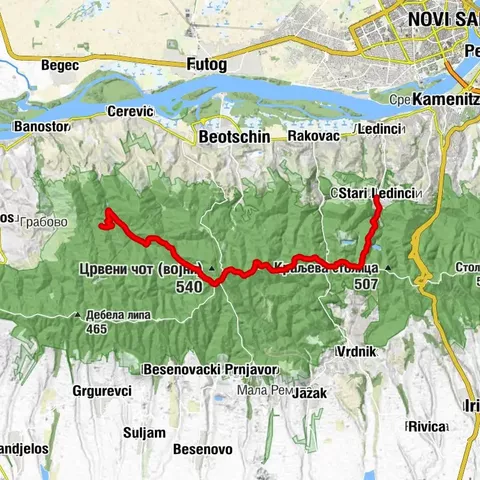 ST324 Fruška Gora - Stari Ledinci