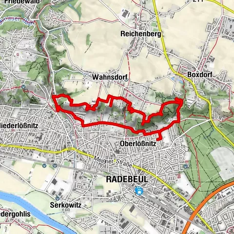 Radebeul, Weinbergwanderung über die Blechburg, Steinerne Schmecke, Spitzhaus und Hoflößnitz