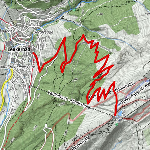 Talabfahrt (Rinderhütte-Tunnel-Folljeret-Leukerbad)