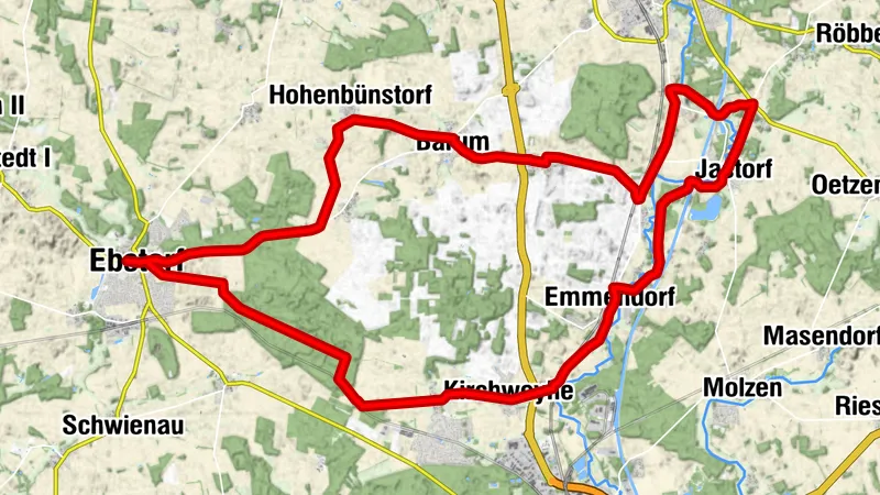Ebstorf: Radtour Sonntagstour (34,5 km)