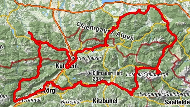 EUREGIO Marien-Weg-M2 - Gesamtverlauf