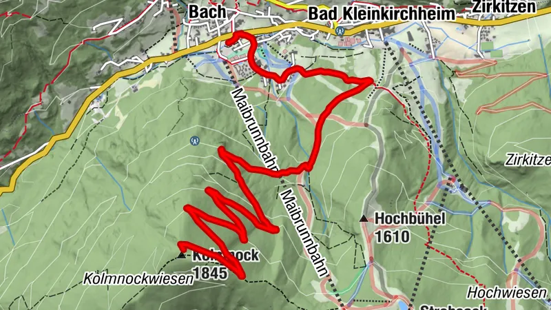 Tour auf den Kolmnock