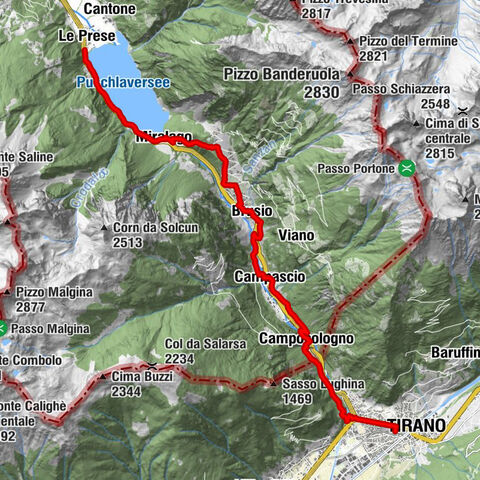 33.10 Le Prese - Tirano, Via Albula / Bernina